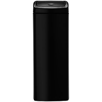 Brabantia Rectangular Touch Bin, Black, 25L